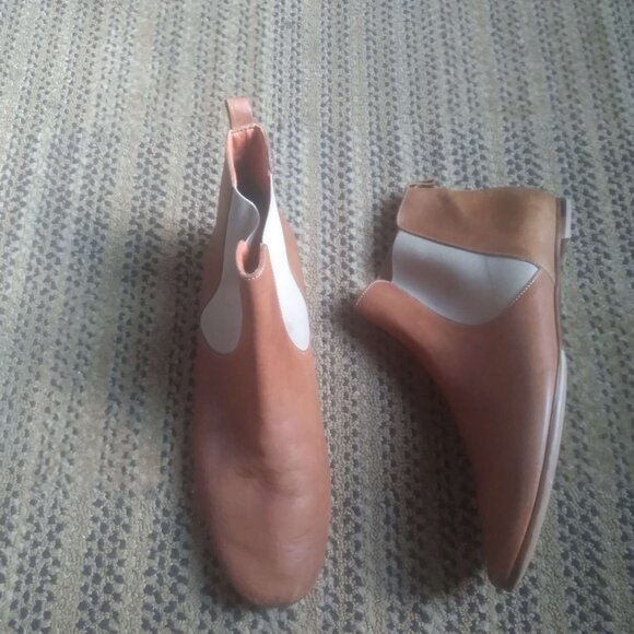 Isabel Marant Brown Leather Western Vibe Chelsea Boots Size EU 40 / US 9.5 - Picture 7 of 16